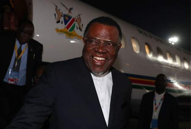You are currently viewing Namibia’s president tests positive for Covid-19