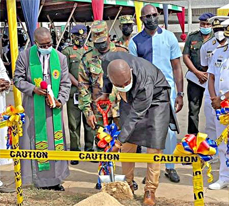 Read more about the article Ken Agyepong Cuts Sod For 37 Military Hospital Cardio Center