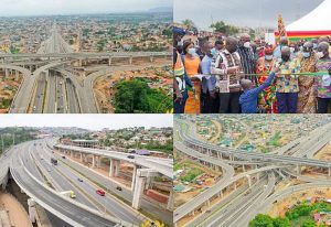 Read more about the article President commissions historic Pokuase Interchange