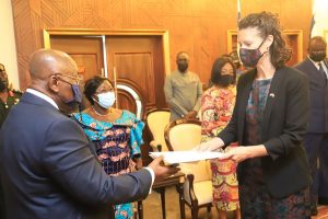 Read more about the article President Akufo-Addo receives credentials of five envoys