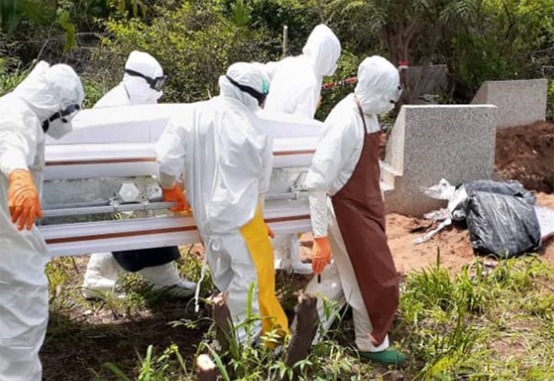 Read more about the article Mass burial for Covid-19 corpses at Holy Family Hospital, Nkawkaw