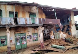 Read more about the article Fire consumes Akyem Oda Chief Palace