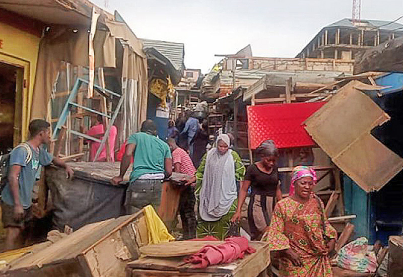 Read more about the article A/R: Demolition works underway in Kumasi central market