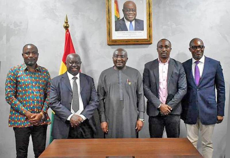 You are currently viewing SWAG pays courtesy call on Bawumia