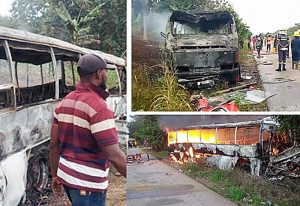 Read more about the article A/R: Akumadan accident: Police arrest ‘fugitive’ bus driver