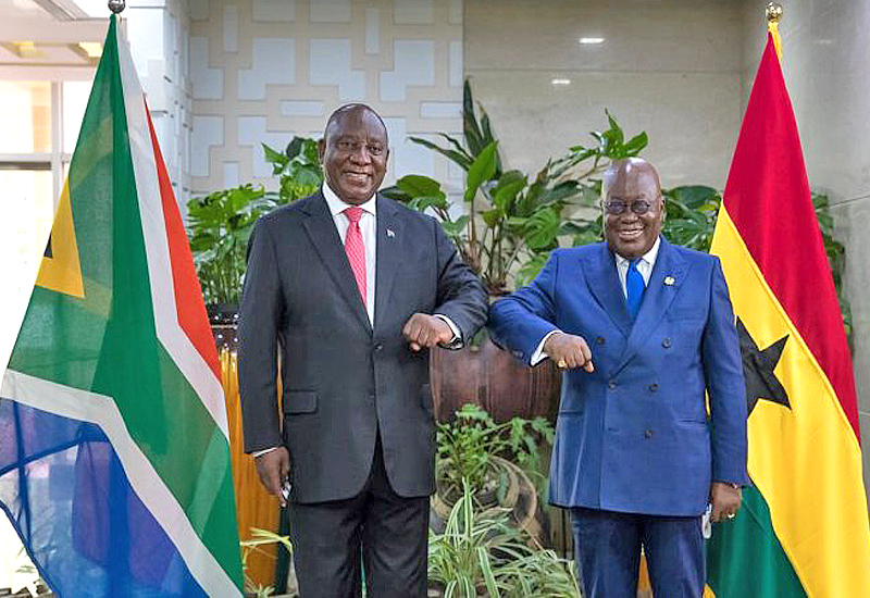 You are currently viewing Ramaphosa congratulates Akufo-Addo on “African of the Year” recognition