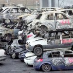 874 cars burned in French New Year’s celebrations, down from pre-pandemic