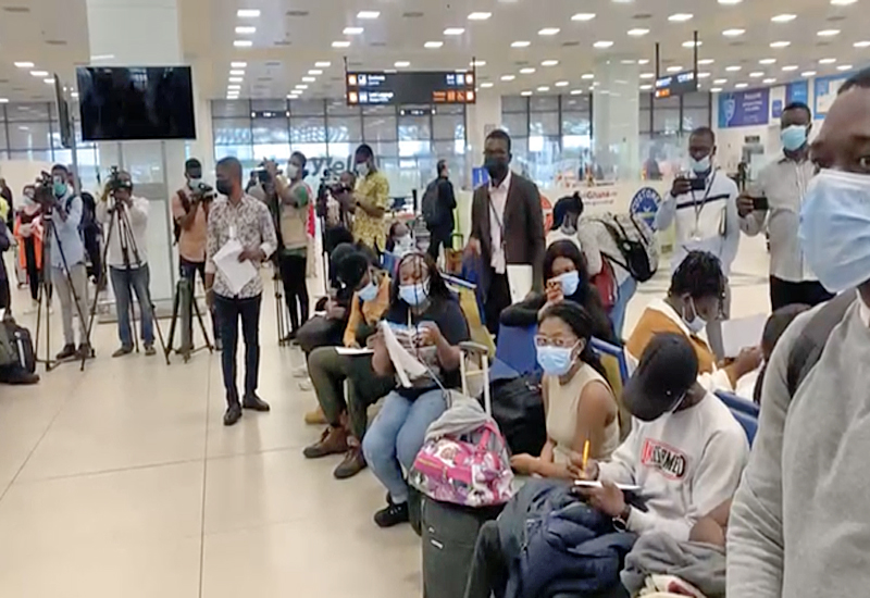 You are currently viewing Total of 210 Ghanaians evacuated from Ukraine – Ministry
