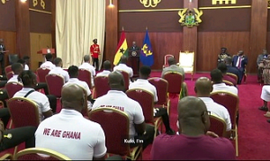 Read more about the article Akufo-Addo meets Black Stars