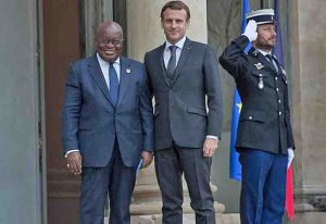 Read more about the article Akufo-Addo congratulates Macron on re-election