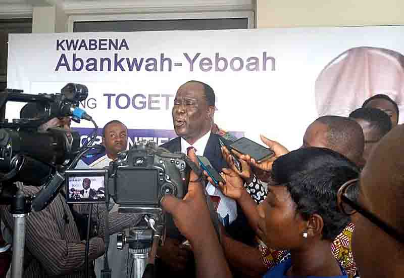 You are currently viewing Abankwah-Yeboah formally declares to contest NPP National Chairman
