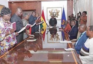 Read more about the article President Akufo-Addo swears in National African Peer review Mechanism Governing Council