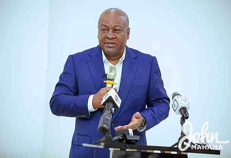 Read more about the article Mahama suggests another Senchi consensus to save Ghana’s sinking economy