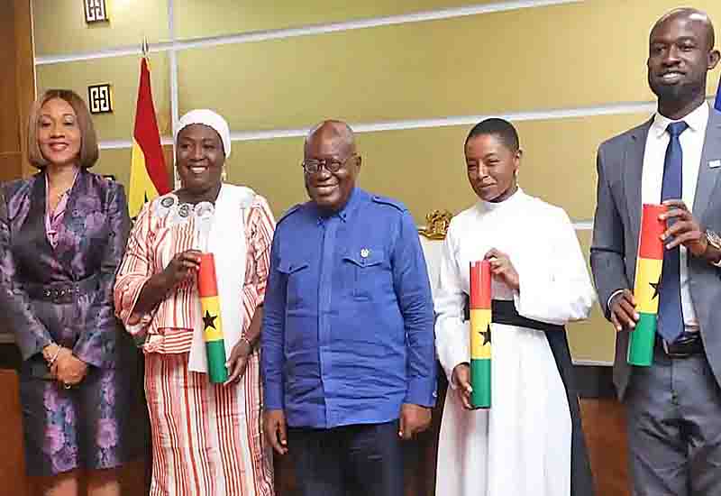 Read more about the article President Akufo-Addo swears in three new members to the EC Board