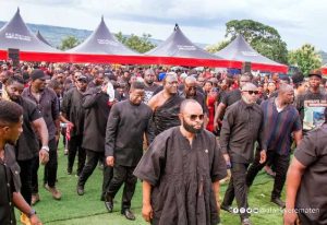 Read more about the article Peter Amewu spotted among Alan’s entourage at the Kumawu MP’s funeral