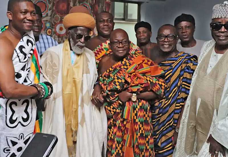 Read more about the article Okuapehene celebrates Chief Imam on 104th birthday