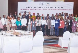 Read more about the article SMEs Conference: See to the removal of artificial national boundaries. AfCFTA Secretariat told