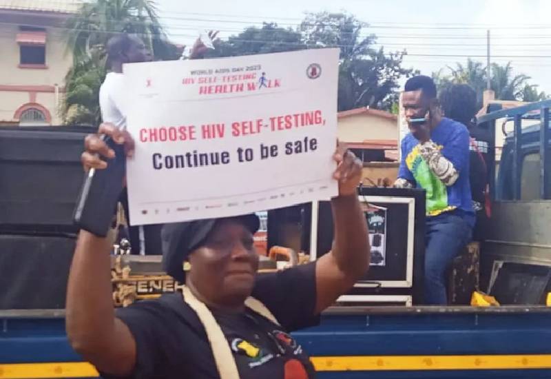 Read more about the article Ghana AIDS Commission scales up awareness on self-testing kits in Kumasi