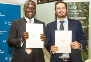 Read more about the article Ghana signs $50m emission reduction payment agreement with LEAF coalition