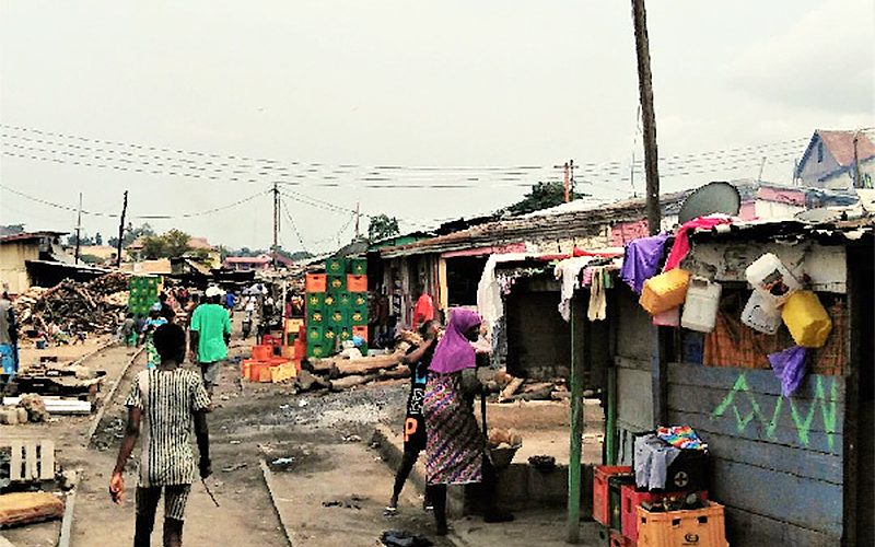 You are currently viewing A/R: Squatters invade Community Market under construction at Asokwa in Ashanti