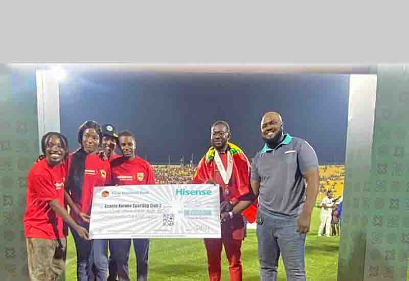 You are currently viewing Hisense rewards Asante Kotoko players and legends with GHc180, 000 for securing GPL title