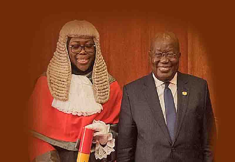 Read more about the article KT Hammond’s wife appointed High Court Judge by Akufo-Addo