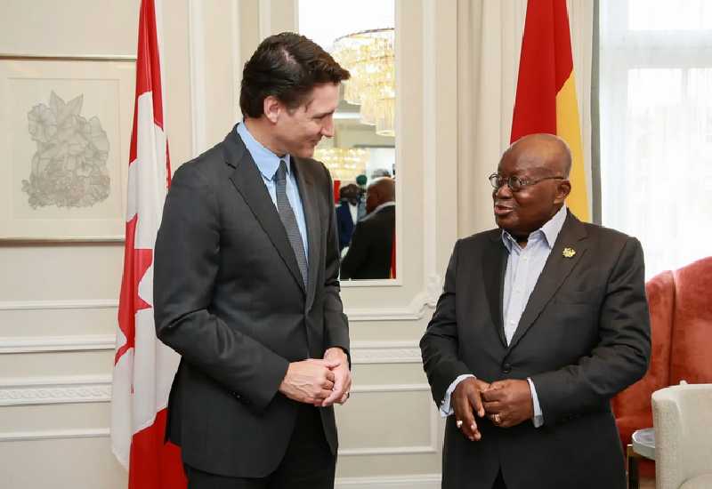 You are currently viewing Akufo-Addo, Canadian Prime Minister hold bilateral talks