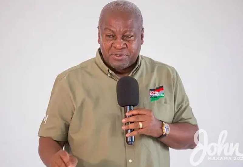 Read more about the article Jail NAM 1 instead of Gyekye Quayson – Mahama to NPP Gov’t