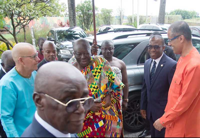 You are currently viewing Republic Financial Holdings Limited hosts Asantehene as part of Emancipation Day celebrations