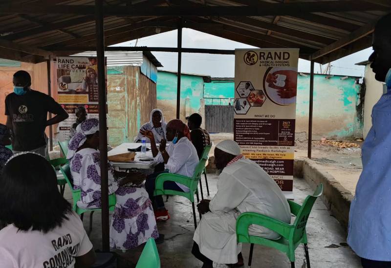 Rand Staff attending to patients