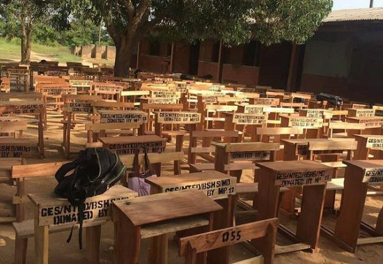 You are currently viewing Free SHS: More than two students share a mono desk