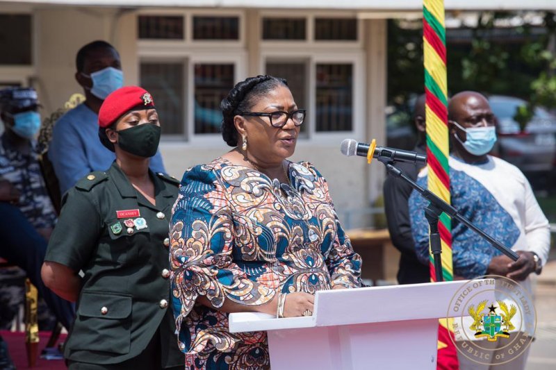 You are currently viewing First Lady commissions waiting lounge at Korle-Bu Teaching Hospital