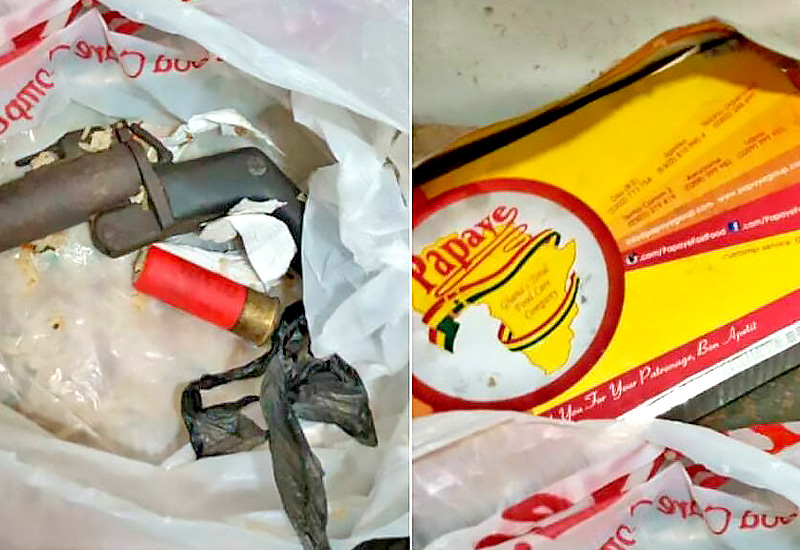You are currently viewing Lady conceals firearm in food; attempts to smuggle it into police cell