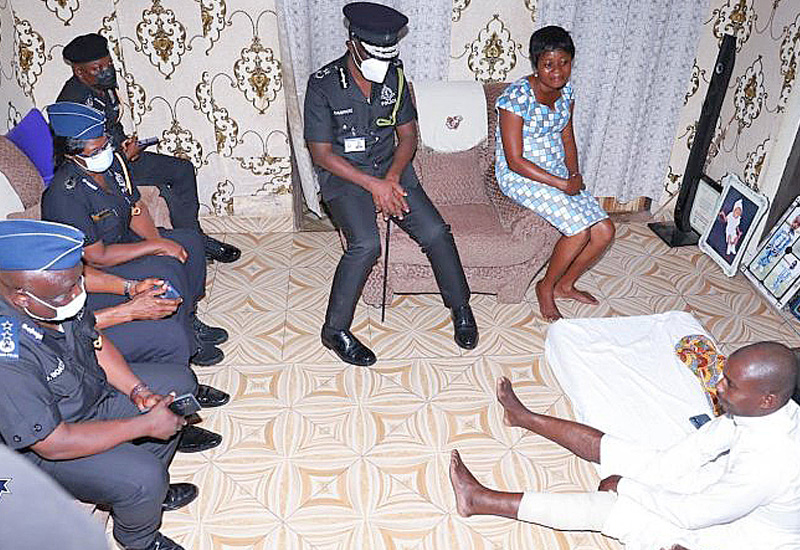 You are currently viewing Ag. IGP, senior officers visit injured Police Personnel in Bono Region