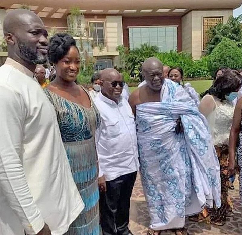 You are currently viewing Kofi Jumah’s son marries Akufo-Addo’s daughter