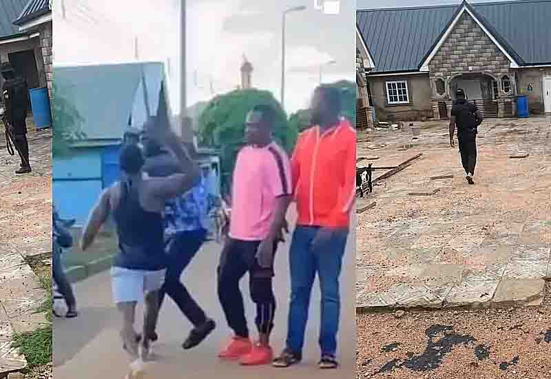 You are currently viewing Armed Police raid Fancy Gadam’s home over attack on Journalist
