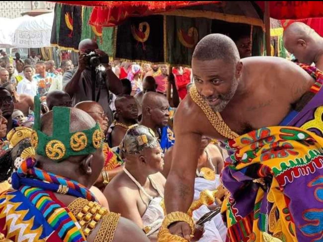 You are currently viewing PICTURES: Idris Elba attends Akwasidae