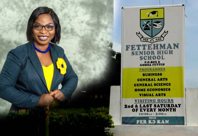 Read more about the article From Kenkey Seller to Paediatric Radiologist: Dr. Rosemond Aboagye inpires Fettehman SHS Students
