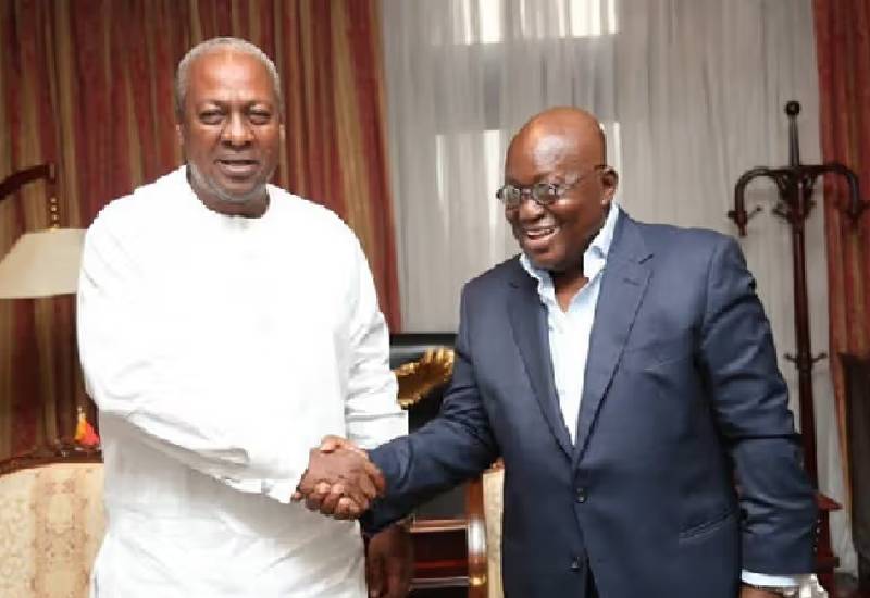 You are currently viewing Mahama call on Akufo-Addo to commite to peaceful transfer of power in 2024 elections