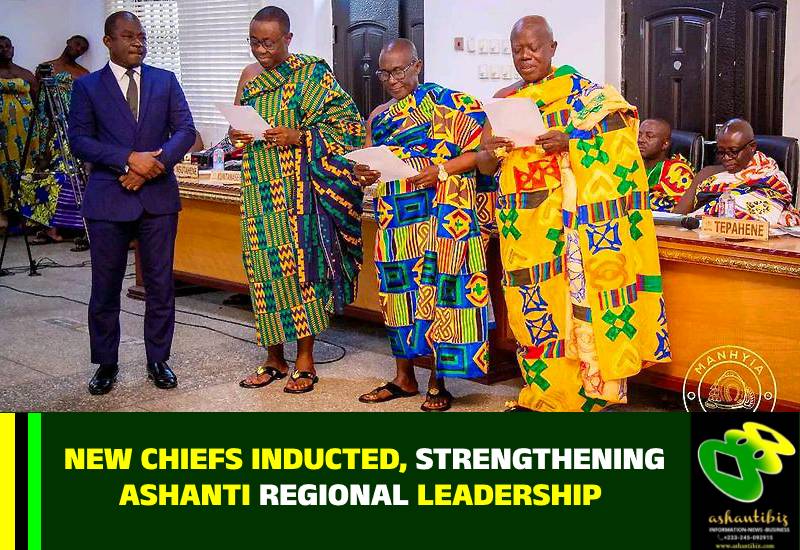 You are currently viewing New Chiefs Inducted, Strengthening Ashanti Regional Leadership