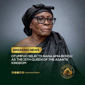 Read more about the article Asantehene names Nana Ama Bonsu new Asantehemaa